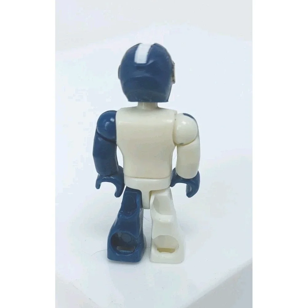 Mega‎ Construx Team Hot Wheels Driver Blue White Gold Face Shield